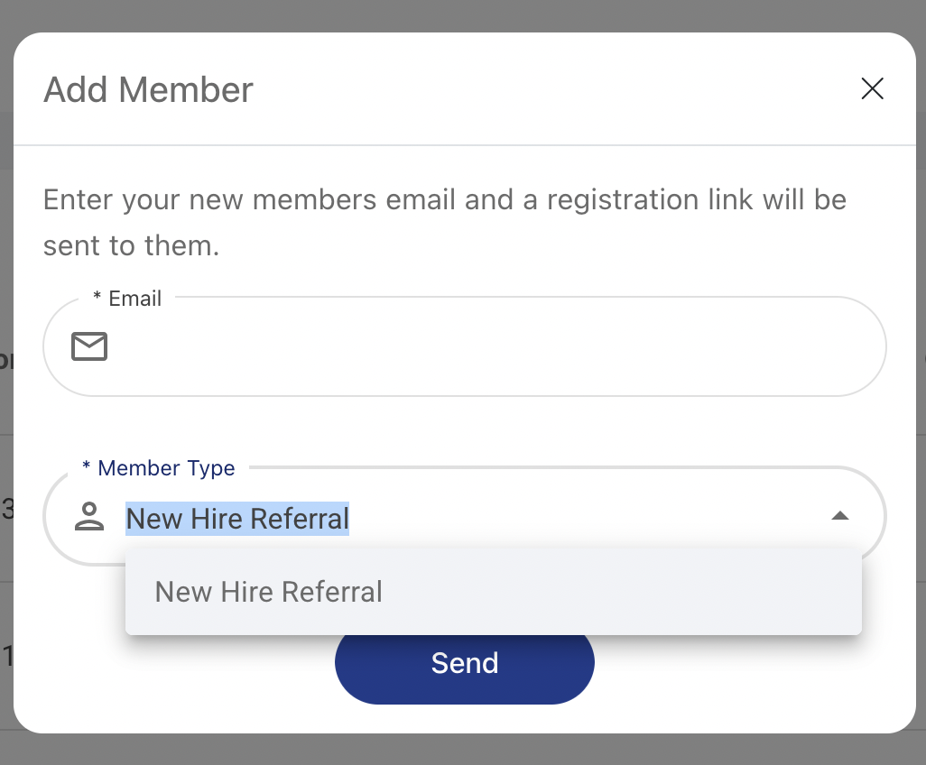 OscarHRM add member onboarding form